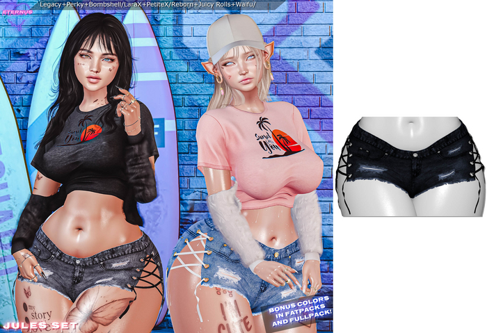 [Eternus] Jules Shorts Dark Blue