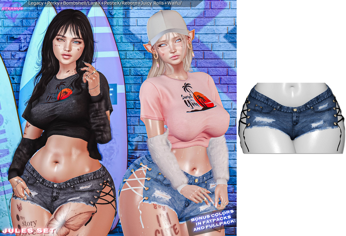 [Eternus] Jules Shorts Blue