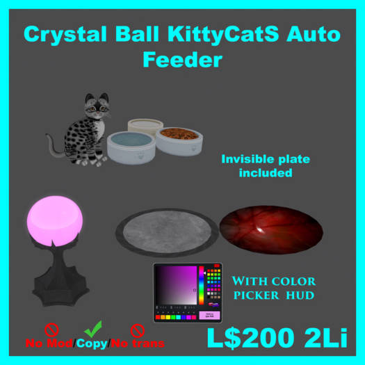 [KC] KittyCatS Crystal Ball Auto Feeder