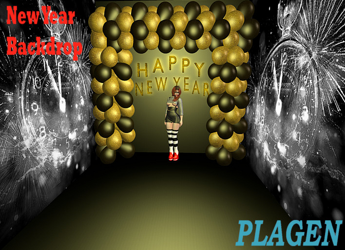 New Year Backdrop   - PLAGEN  (ADD)