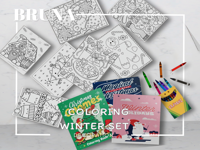 BRUNA - Coloring Winter Set - Fatpack