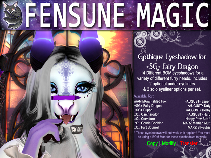.:FM:. SG Fairy Dragon Gothique Eyeshadow Set