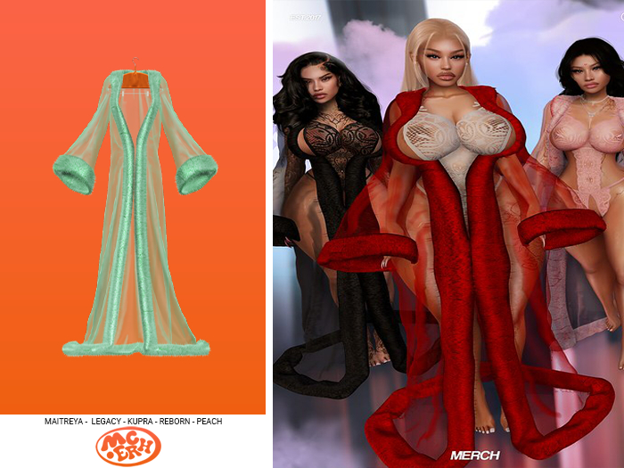 [MERCH] Angel Pearla Robe - Doublemint