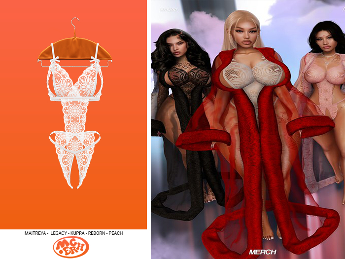 [MERCH] Angel Pearla Lingerie - Bone