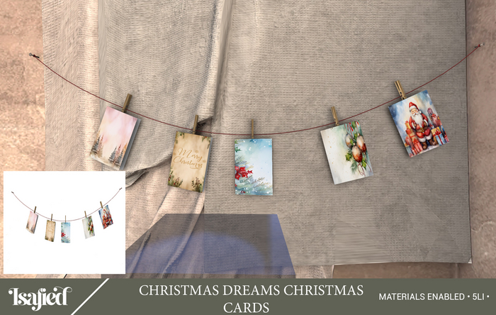 {Isafied} Christmas Dreams Christmas Cards