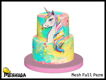 Meshuga Unicorn Buttercream Cake FULL PERM MESH
