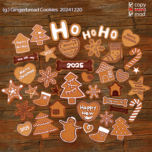 (g.) Gingerbread Cookies 20241220