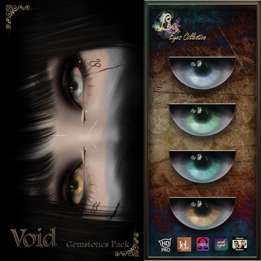 Loa - Void Eyes ~Lelutka/HDPro/OMEGA/Mesh/BOM~ *Gemstones* demo