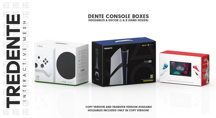 Second Life Marketplace - Tredente // Dente Console Boxes [FATPACK] (C)