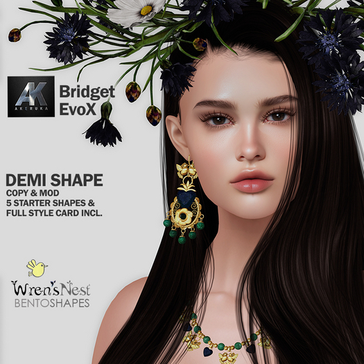 AKERUKA BRIDGET SHAPE - { wren's nest } - Demi