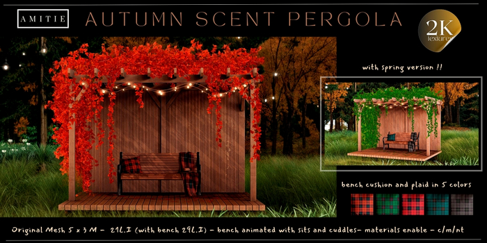 Amitie - Autumn Scent Pergola 
