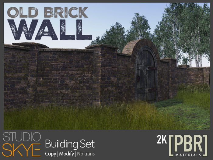 Skye Old Brick Wall Building Set [PBR] (inc Winter)
