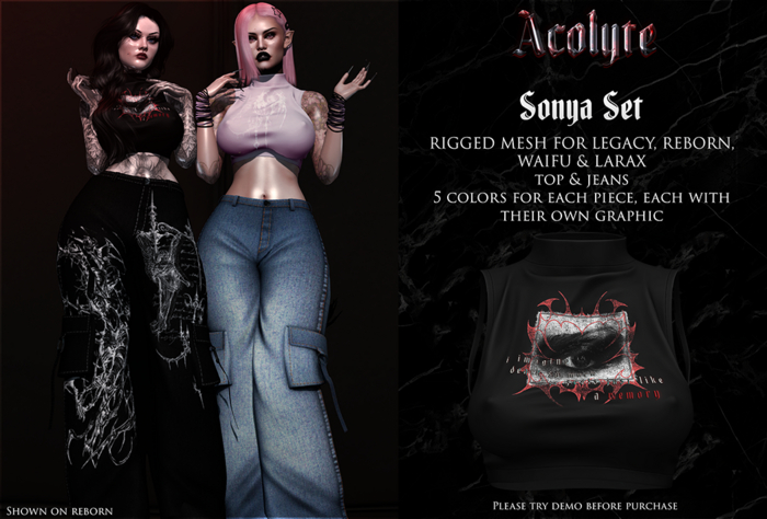 [Acolyte] Sonya Top - NOIR