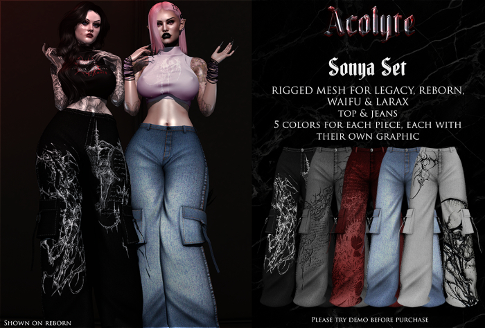 [Acolyte] Sonya Jeans - FATPACK