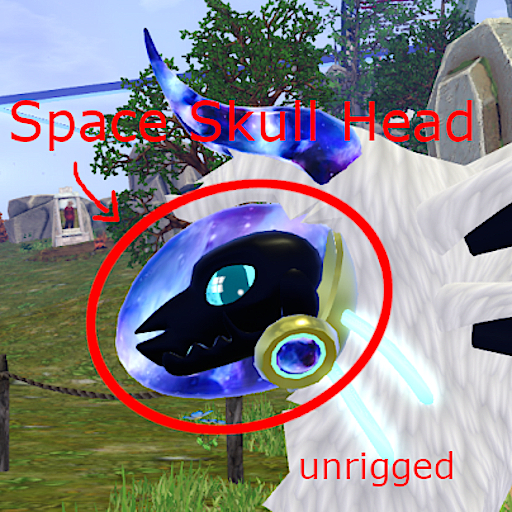 MMnM Space Skull Head