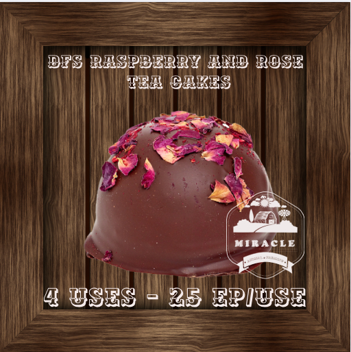DFS Raspberry and Rose Tea Cakes (4 Uses - 25 EP/use)