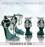 Luxury Heels Jade Green