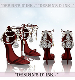 Luxury Heels Dark Red