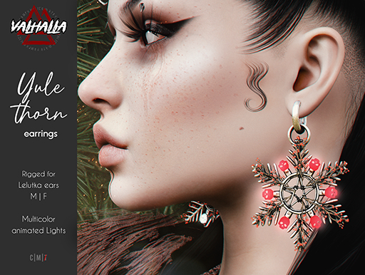 Valhalla - Yulethorn earrings