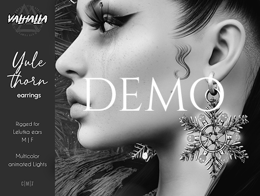 DEMO Valhalla - Yulethorn earrings