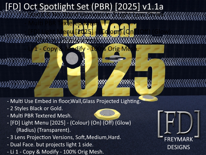 [FD] Oct Spotlight Set (PBR) [2025] v1.1a