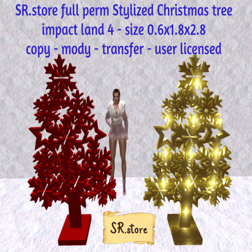 SR.store full perm Stylized Christmas tree
