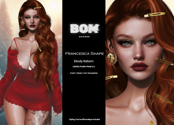 *BOM* - FRANCESCA Shape // AVALON