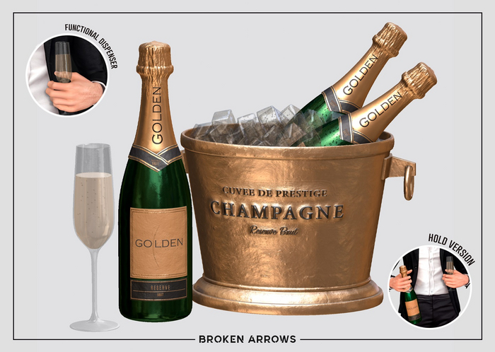 BROKEN ARROWS - Golden Champagne - Bucket - Golden 