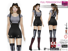 MI961554 Steampunk Romper Outfit FITMESH