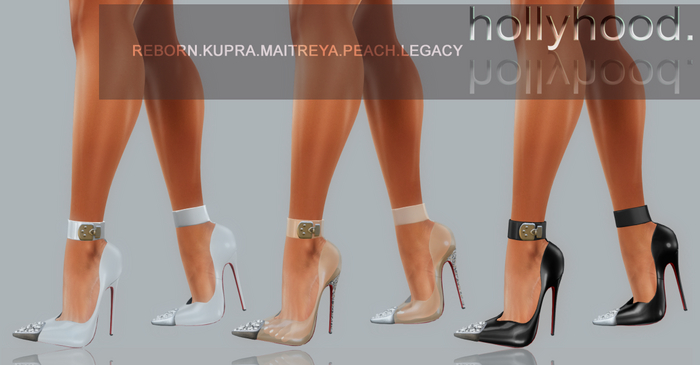 DEMO Hollyhood Locked up Heels Jeweled