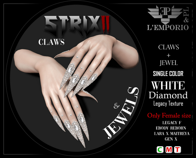 L'Emporio&PL::*Strix II*::Claws+Jewels [White Diamonds]