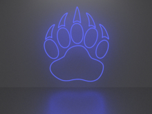 Animal paw neon sign Full Permission