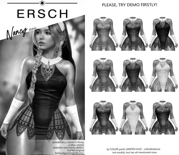 demo ERSCH - Nancy dress -fatpack-