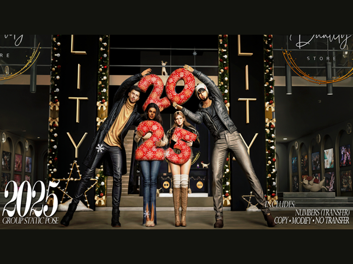 [DSt] 2025 v1 - Group Pose w/props [4 persons]