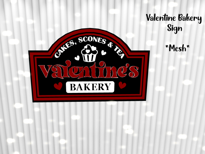 HB: Valentine's Bakery Sign