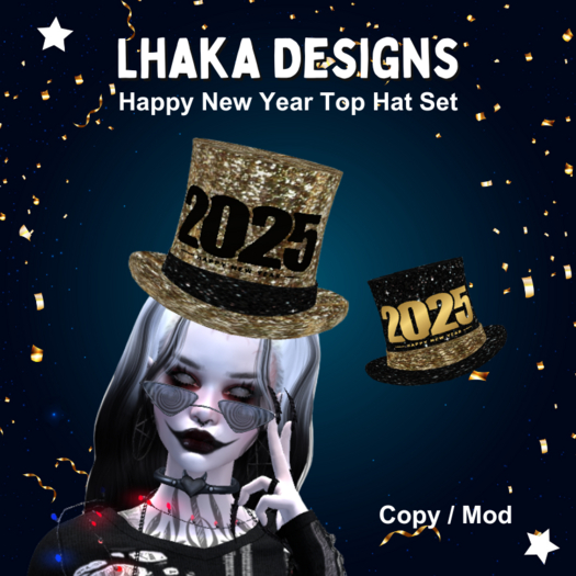 New Year Hat Set 2025