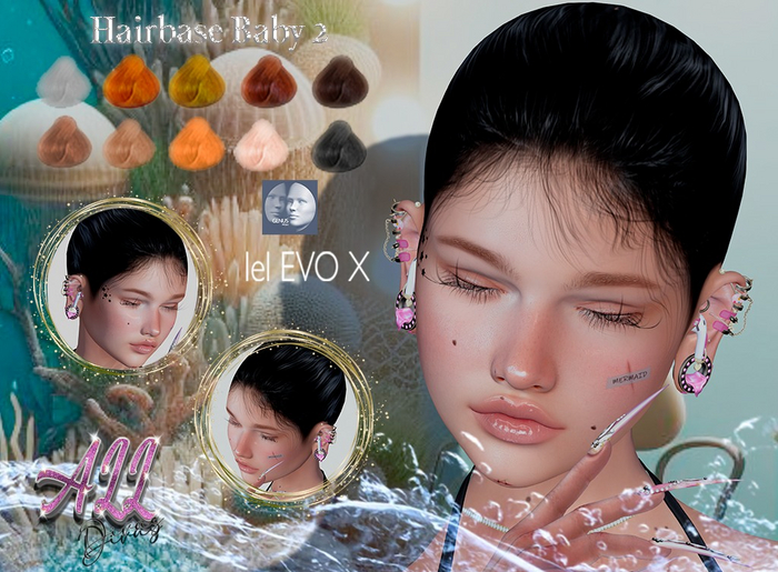 [All Divas] Base Baby 2 hairbase UP