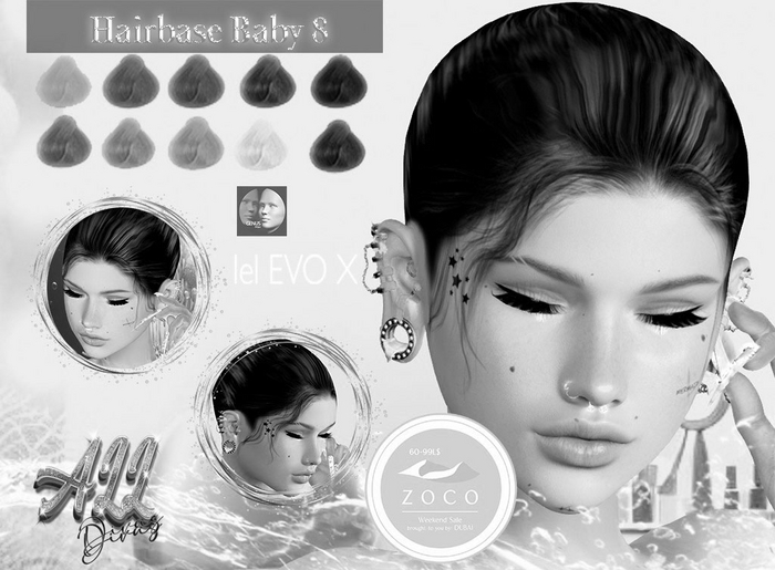 [All Divas] Base Baby 8 - hairbase DEMO