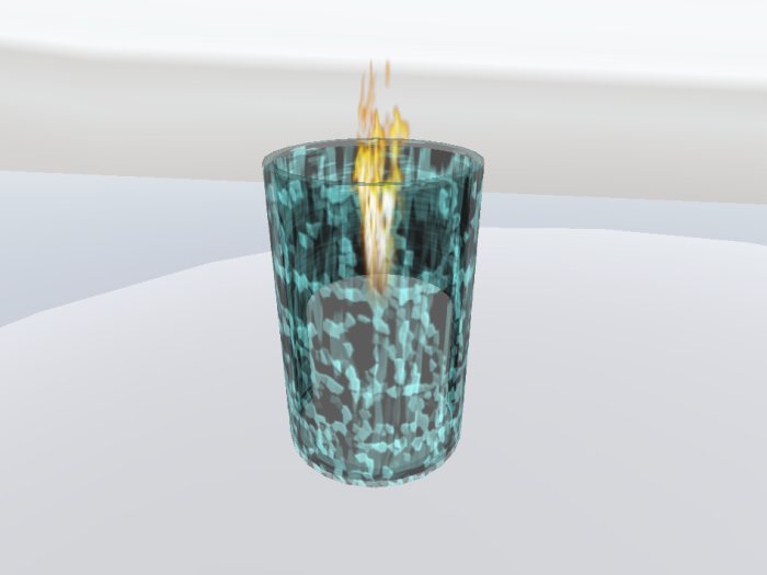 Crystalline Candle (Blue)