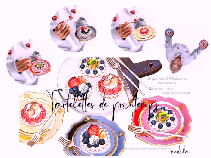ADD/andika {Tartelettes de printemps}Dispenser&Wearables Set