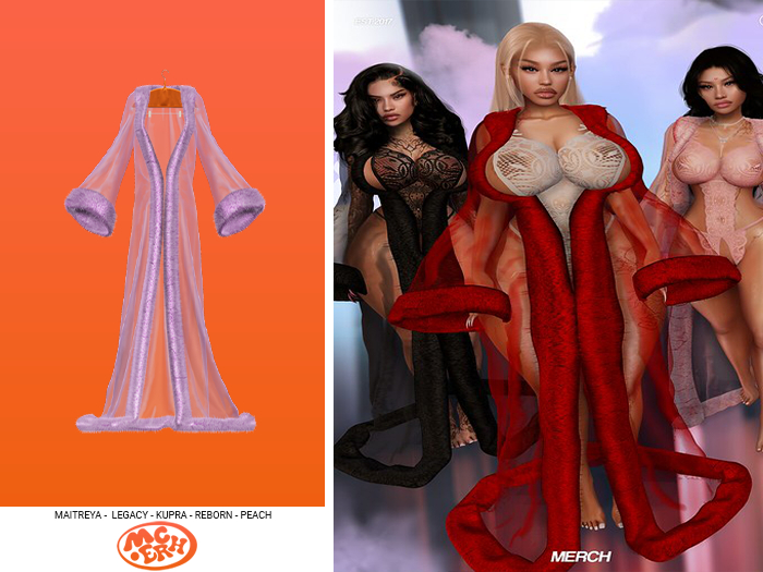 [MERCH] Angel Pearla Robe - Lilac