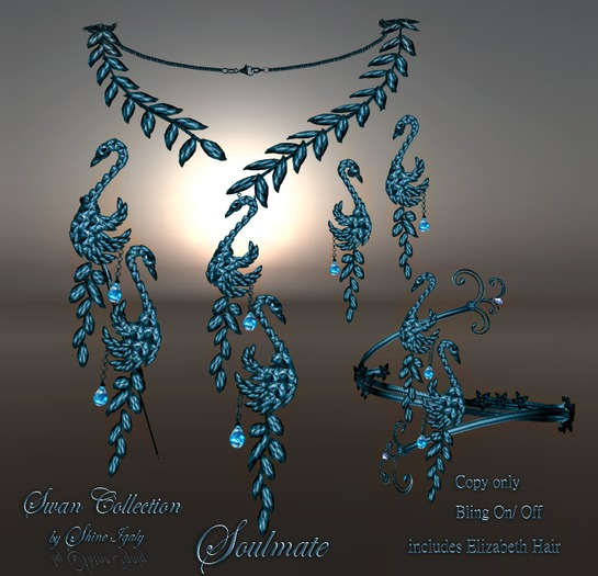 Soulmate Blue Jewel set