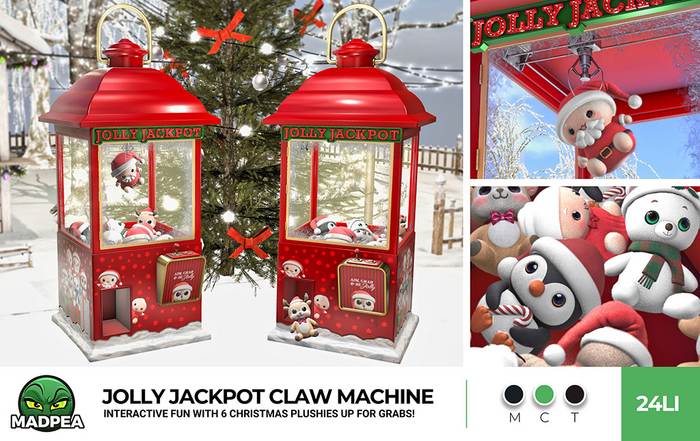 MadPea Jolly Jackpot Claw Machine