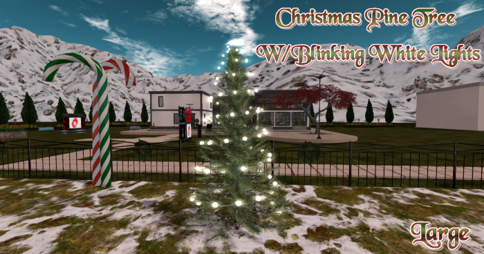 Aurelia Pine Tree With White Lights (Large)