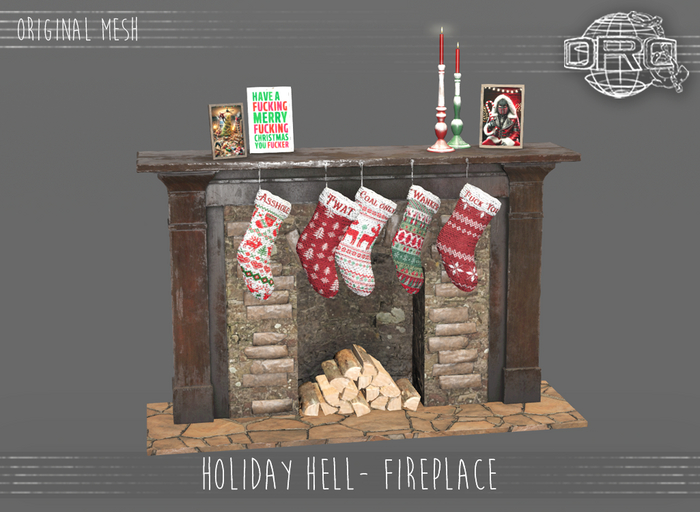 -DRD- Holiday Hell - Fireplace  (add)