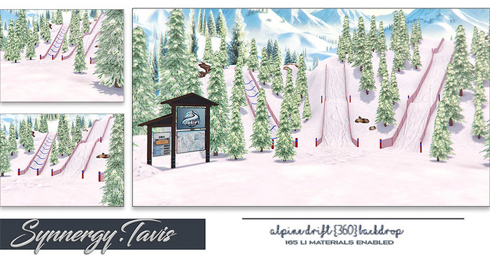 SYNNERGY.TAVIS//Alpine Drift {360} Backdrop