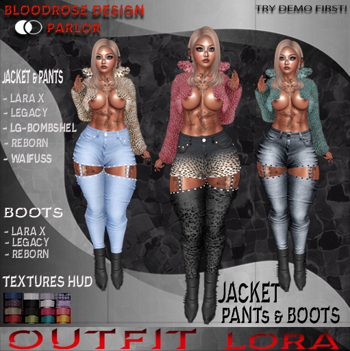 OUTFIT LORA (JACKET, PANTS, BOOTS)