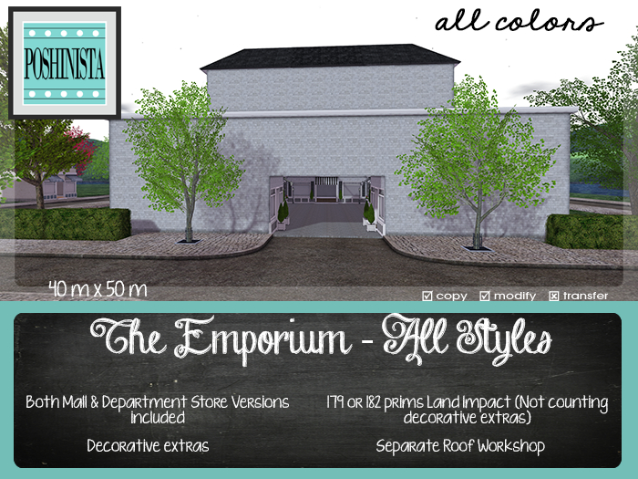 Poshinista - The Emporium ALL STYLES/COLORS ✦Item Retiring Sale!✦