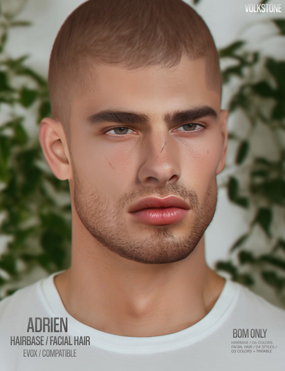 Volkstone Adrien Facial Hair [03 Colors] / FATPACK