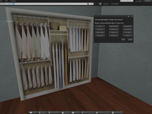 Beige Closet Insert
